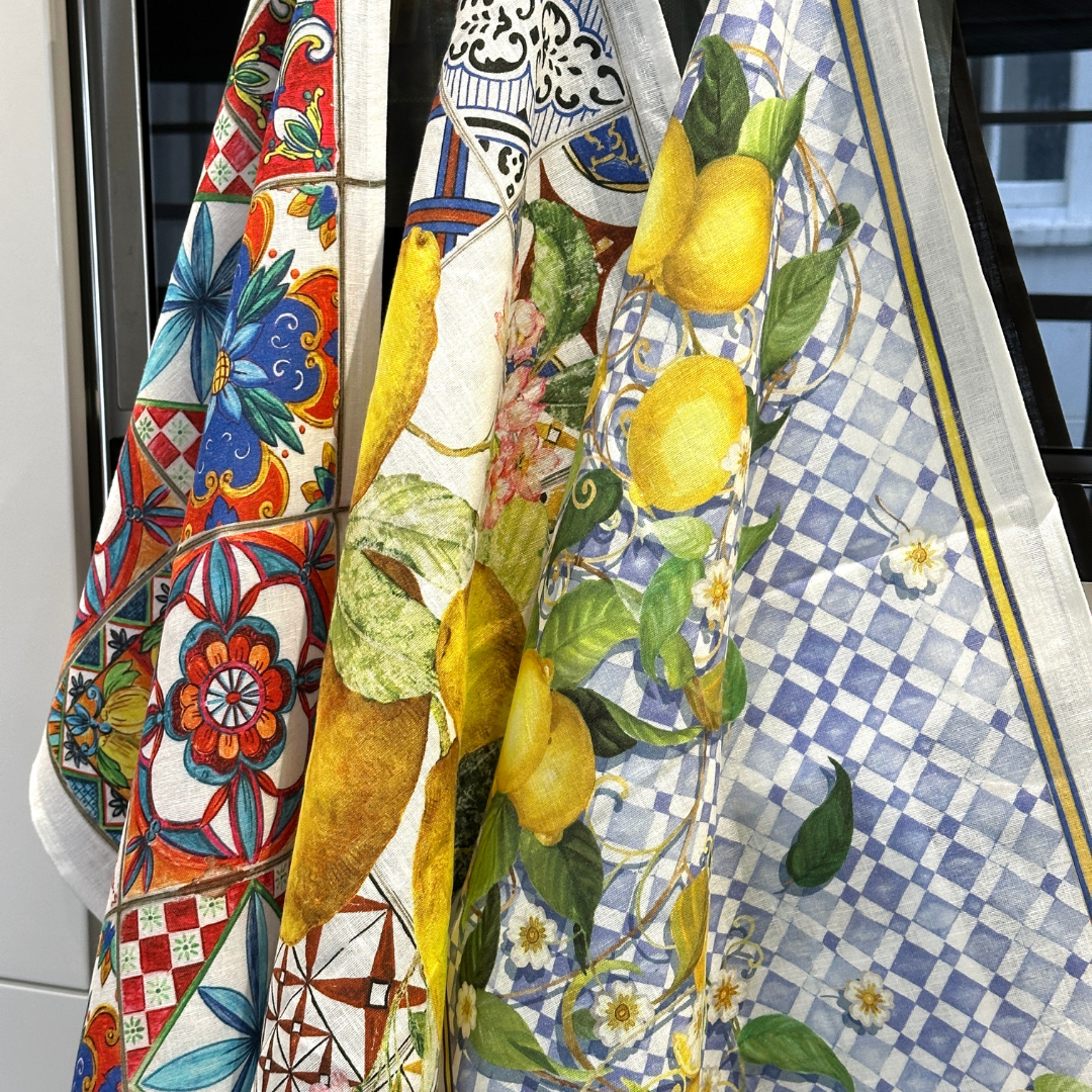 Amalfi Kitchen Towels - 100% Linen
