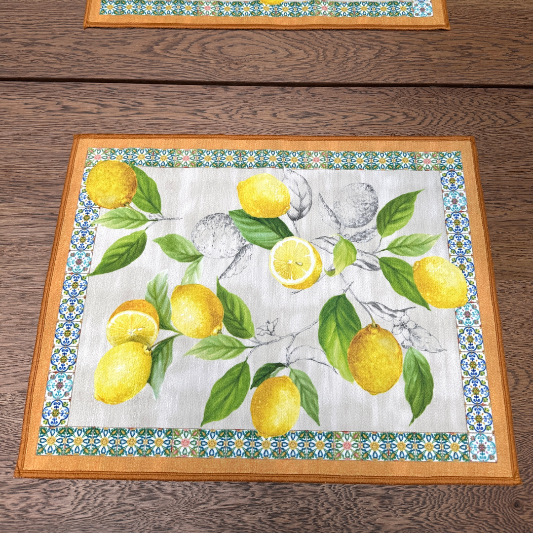 Amalfi Lemons Placemats - Set of 2