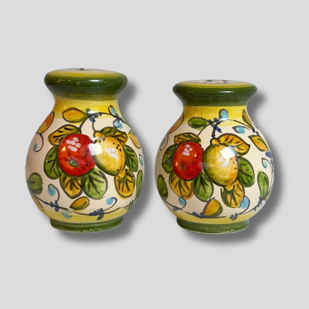 Mediterranean Salt & Pepper Set of 2 Shakers