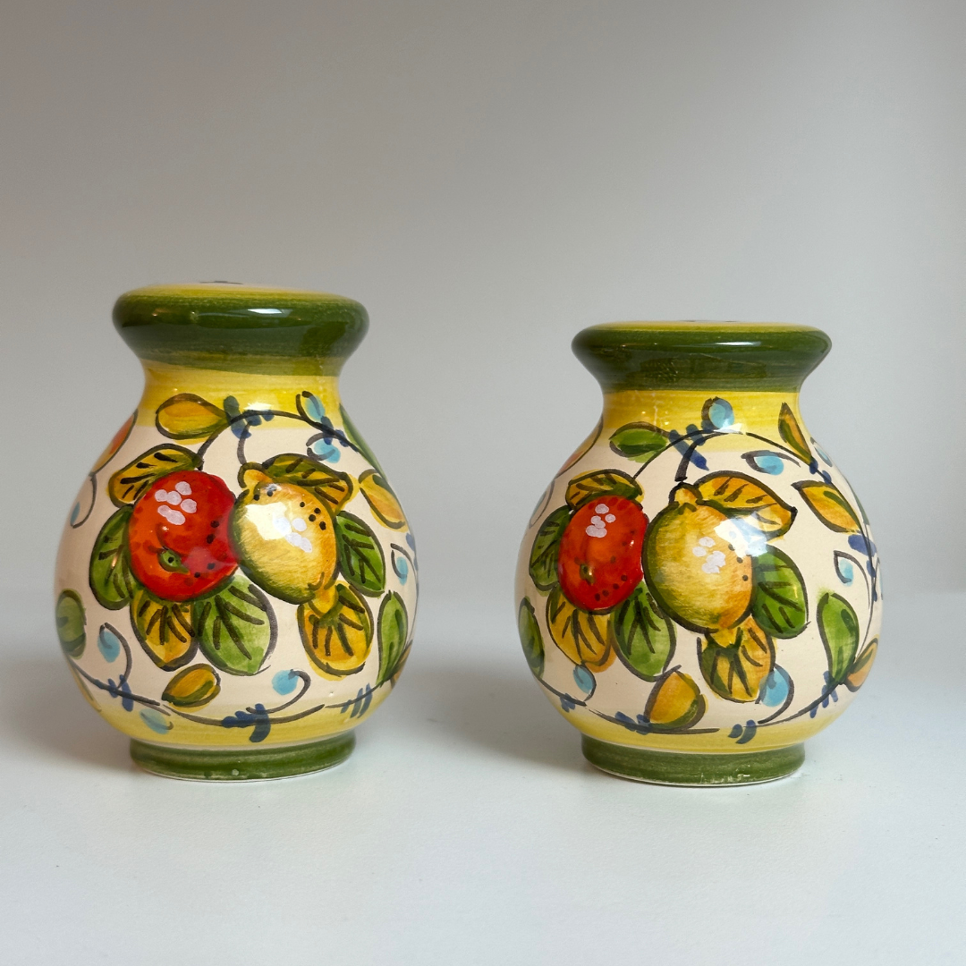 Mediterranean Salt & Pepper Set of 2 Shakers