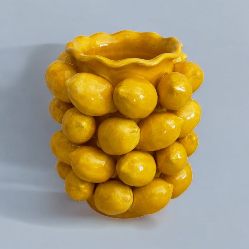 Sicilian Lemon Vase